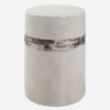 Comanche White Ceramic Garden Stool thumbnail 0