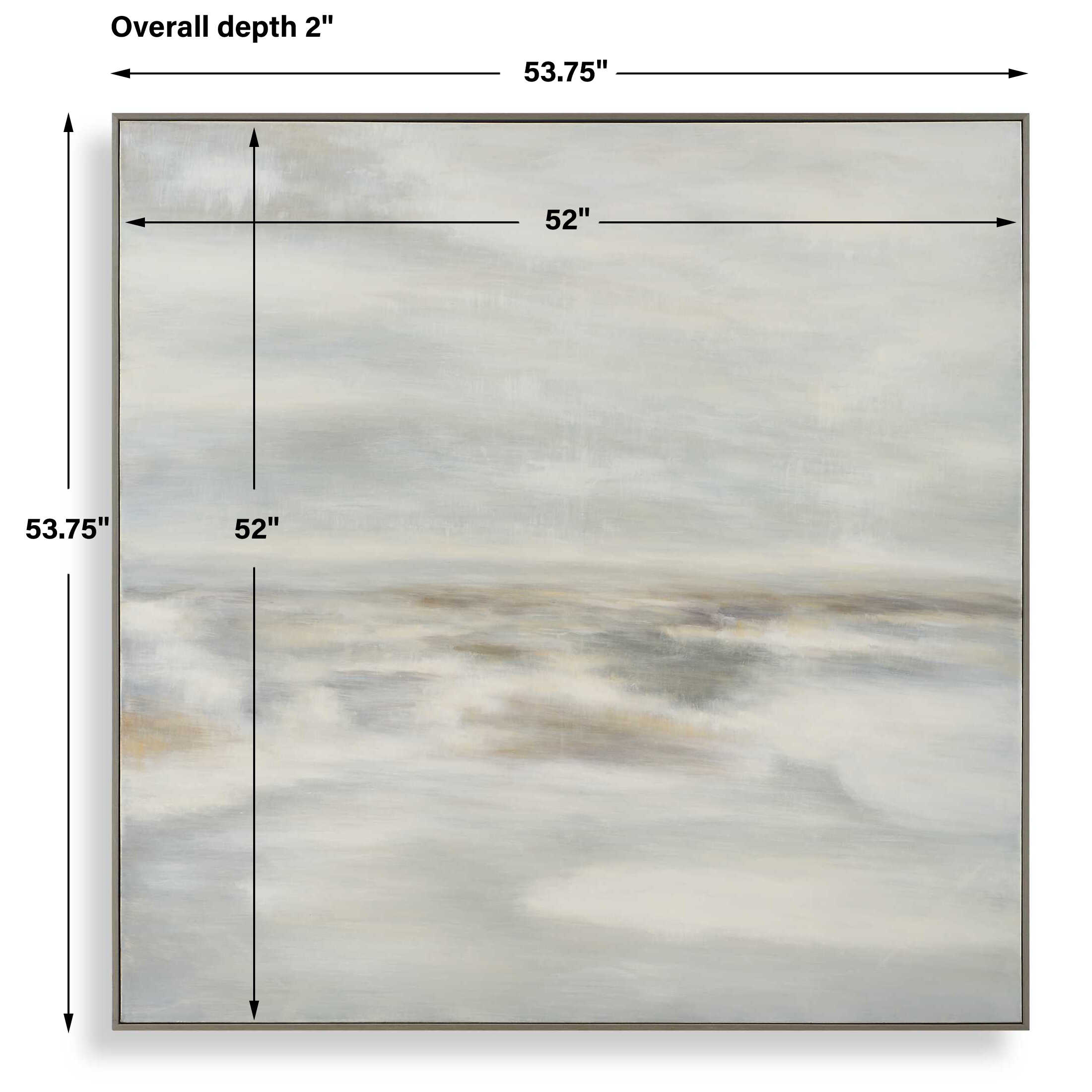 Furthest Thing Canvas Landscape Art, Painting by Uttermost, 53.75" width x 53.75" height x 2" depth View 3