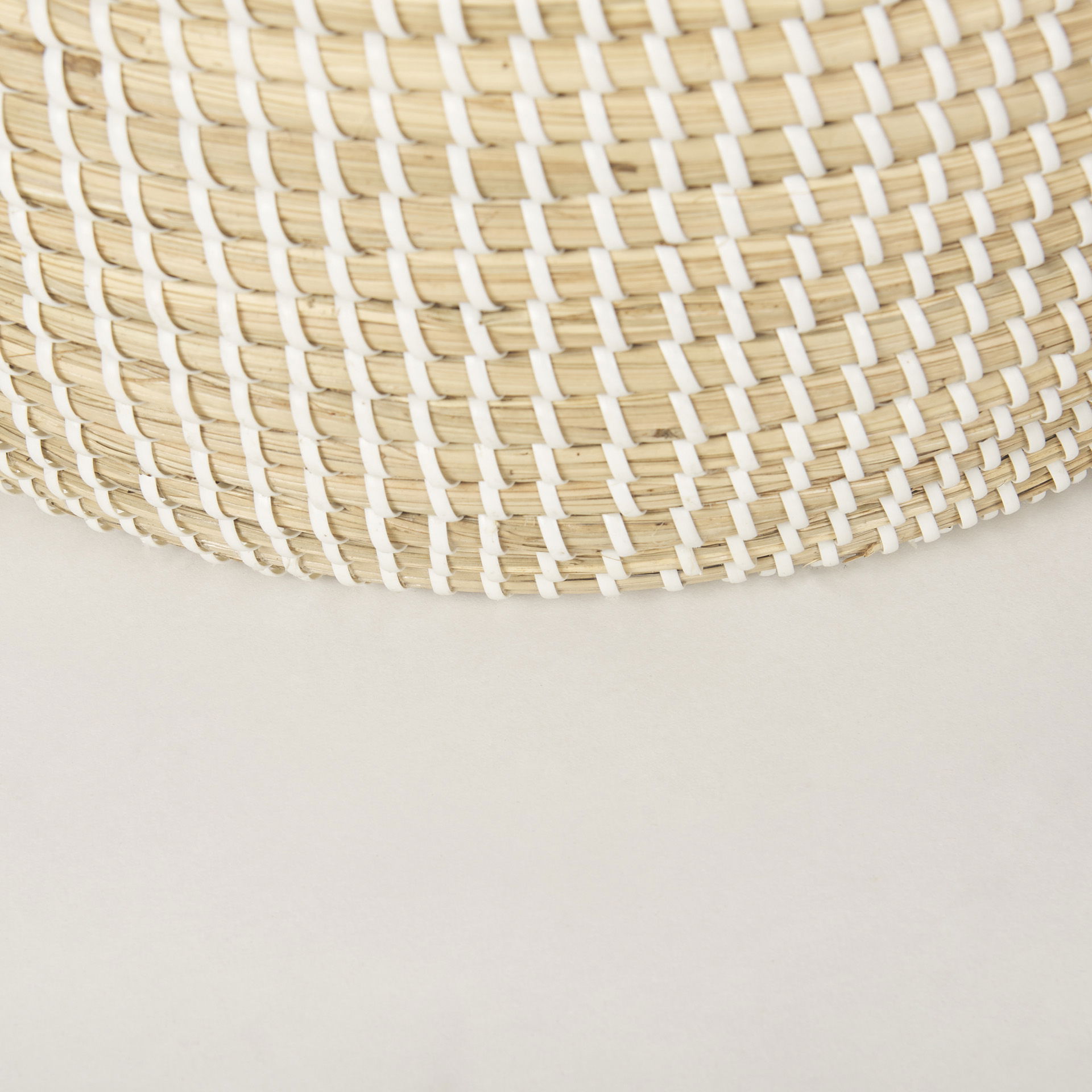 Kairi Set of 2 Seagrass Floor Baskets with Lids and Handles, Bins & Basket by Mercana, 20.87" length x 20.87" width x 29.92" height View 11