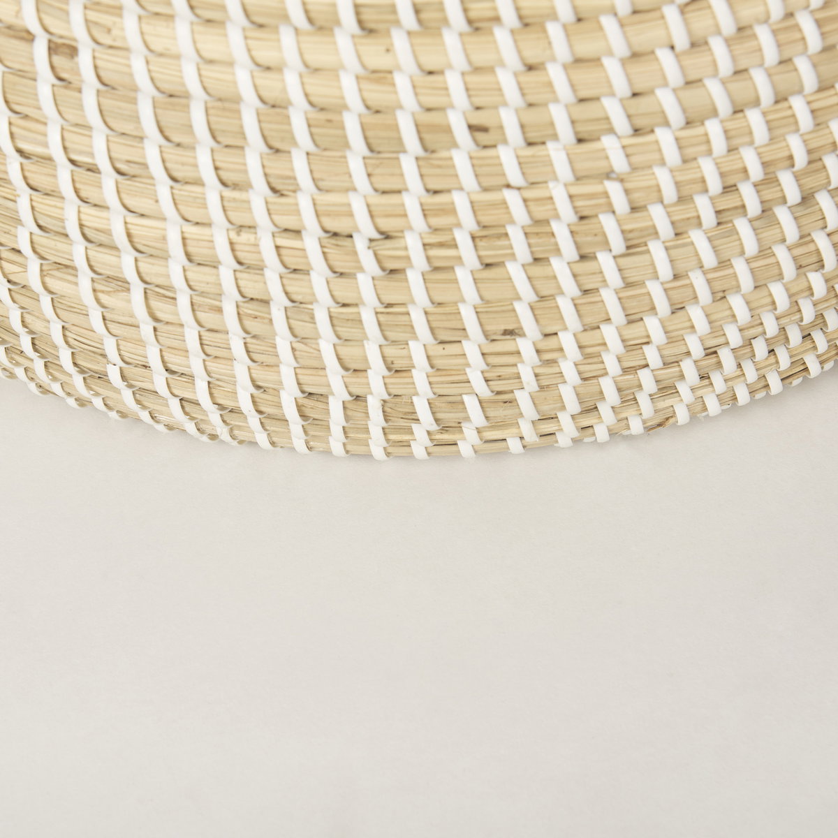 Kairi Set of 2 Seagrass Floor Baskets with Lids and Handles, Bins & Basket by Mercana, 20.87" length x 20.87" width x 29.92" height View 11