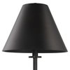 Pilot Black Buffet Lamp, Table Lamp by Uttermost, 10" width x 36.5" height x 10" depth thumbnail 6