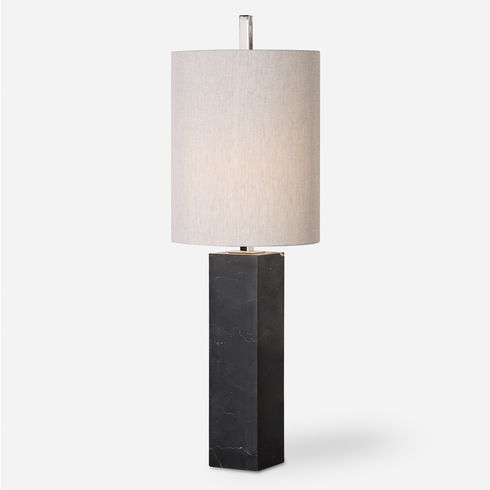 Delaney Marble Column Accent Lamp
