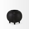 Cyrus Black Spherical Vase Decorative Object, by Mercana, 9.45" length x 5.51" width x 5.51" height thumbnail 7