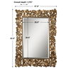 Capulin Antique Gold Mirror, by Uttermost, 37.5" width x 53.5" height x 1.37" depth thumbnail 3