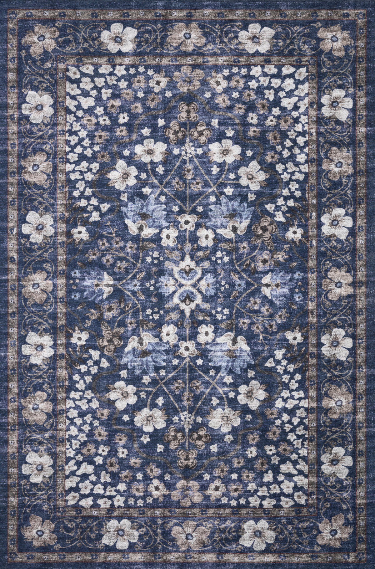 Rifle Paper Co. x Loloi Palais Rug, 2'6" length x 7'6" width View 1