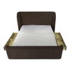 Sophia Queen Storage Bed Brown, by Moe's Home, 76" width x 55" height x 91" depth thumbnail 9