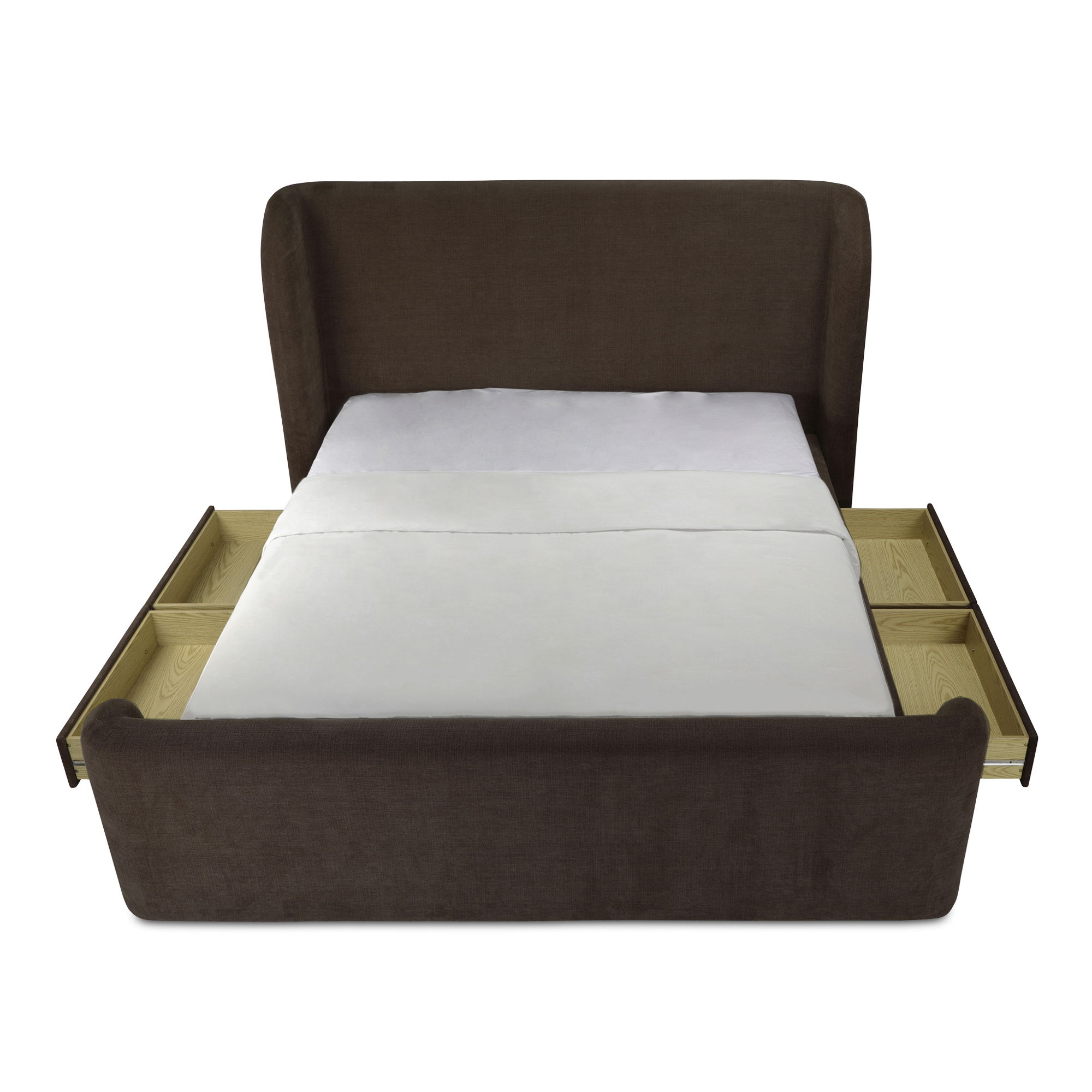 Sophia Queen Storage Bed Brown large image 