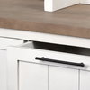 Fairview IV 61L x 17W White And Brown Wood With Storage Hall Tree, Entry & Hallway by Mercana, 61" length x 18" width x 76" height thumbnail 11