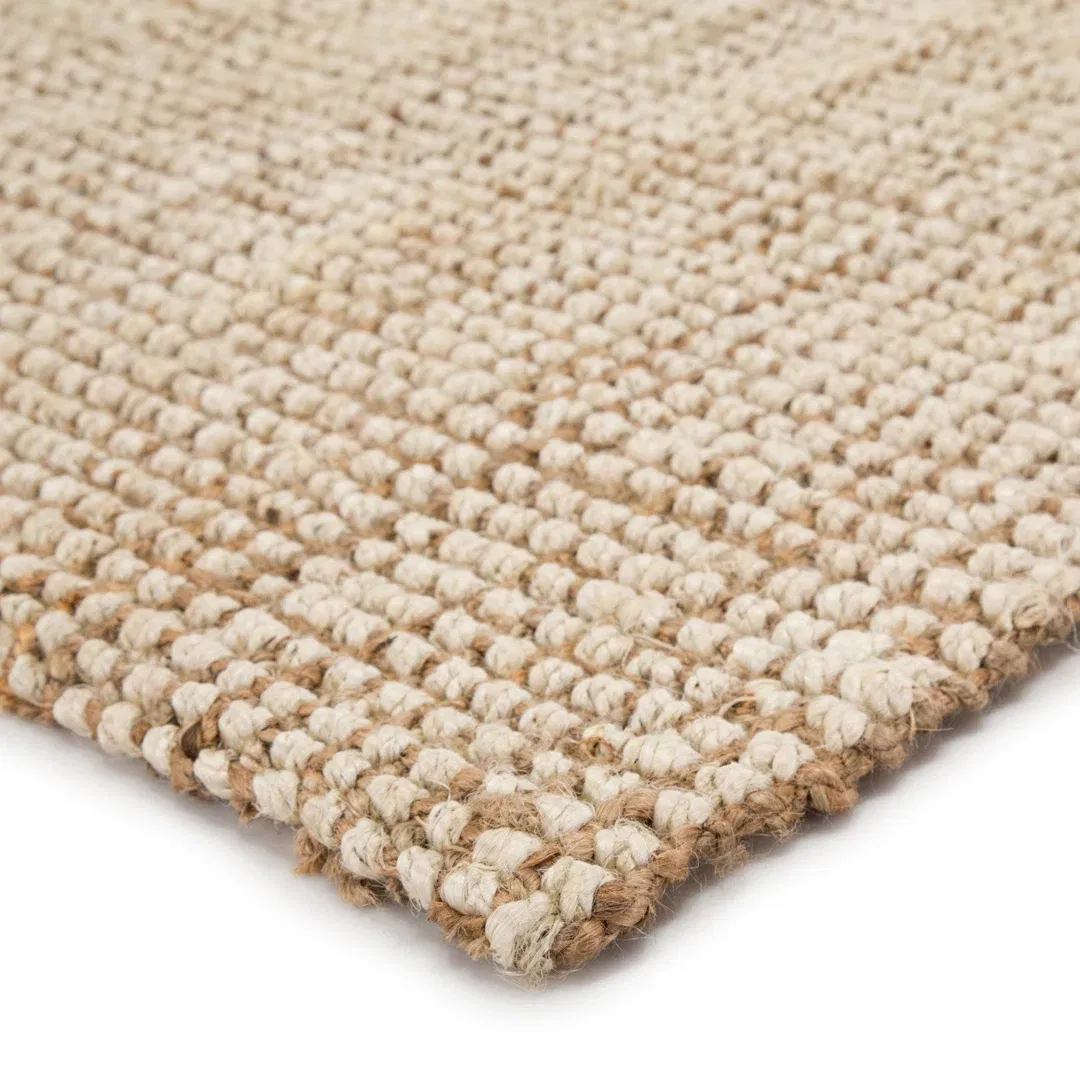 Naturals Lucia Ivory & White Area Rug large image 