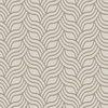 Cream & Gold Metallic Interlocking Geo Wallpaper, by York Wall, 33' length x 1'9" width x 0.02" depth thumbnail