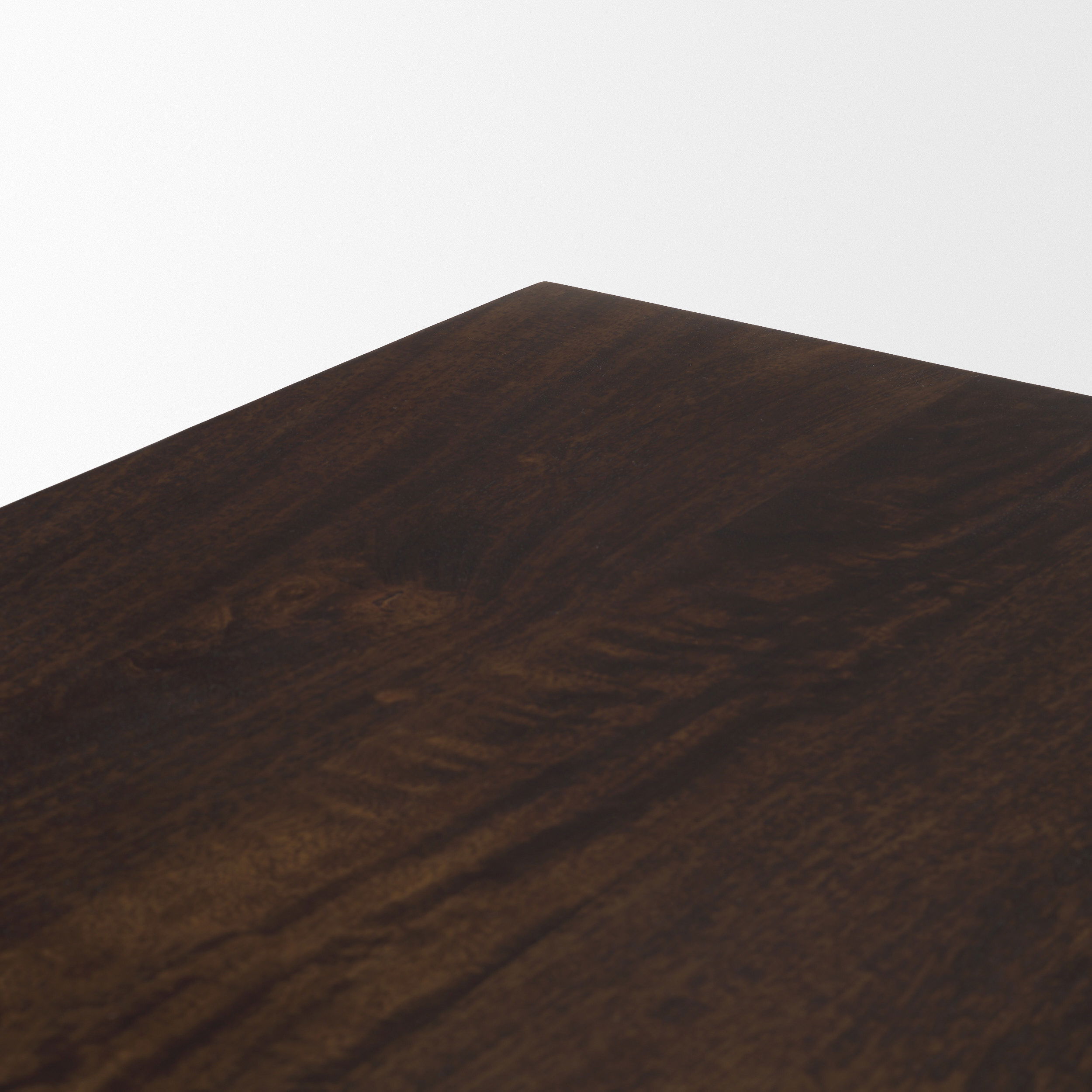 Viktor 55'L Dark Brown Solid Wood Coffee Table, by Mercana, 55" length x 30" width x 17" height View 7