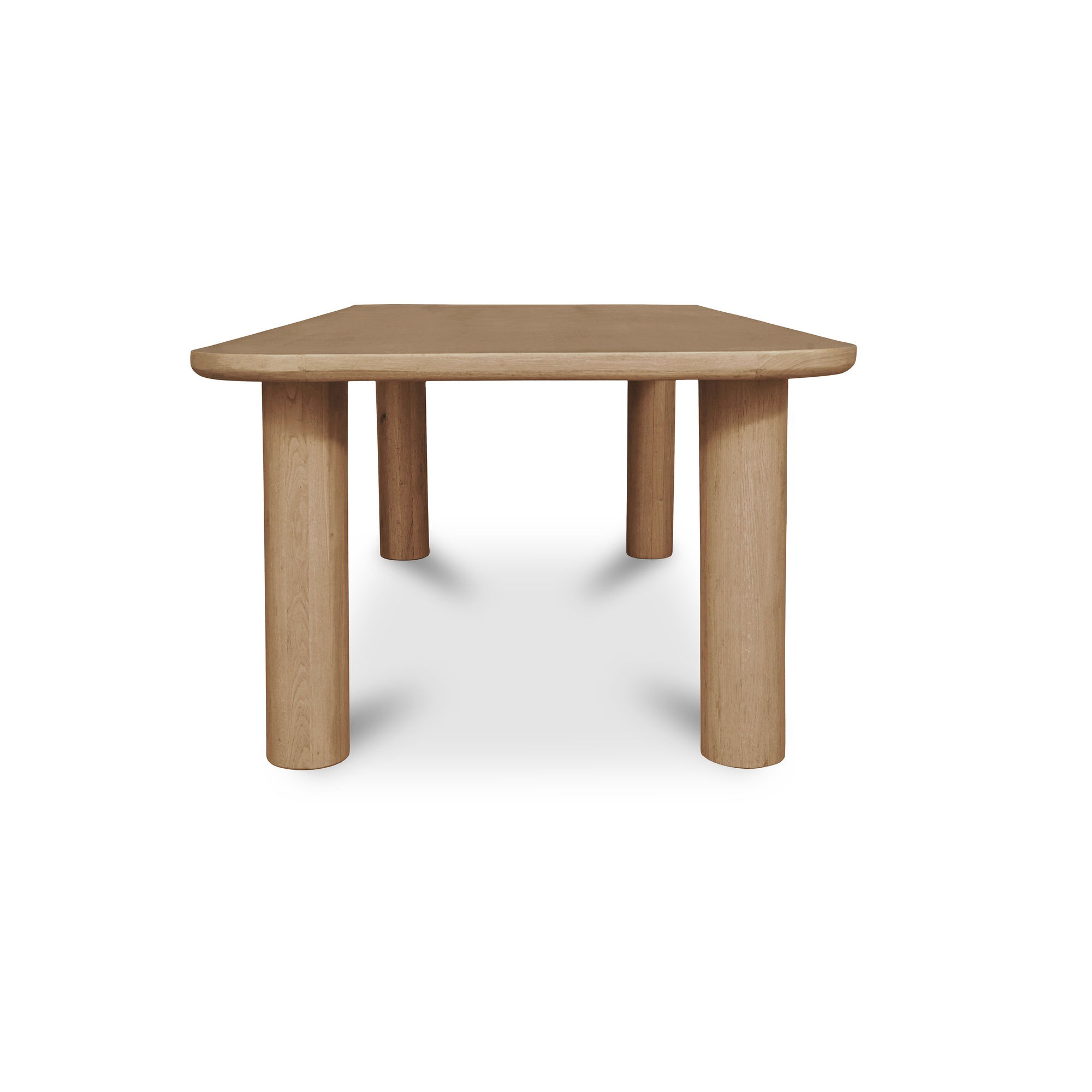 Anders Dining Table Large Natural, by Moe's Home, 98" width x 30" height x 42" depth View 4