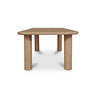 Anders Dining Table Large Natural, by Moe's Home, 98" width x 30" height x 42" depth thumbnail 4