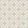 Mimi Neutral Quilted Floral Peel & Stick Wallpaper thumbnail 0