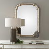 Calanna Antique Silver Mirror, by Uttermost, 32.75" width x 45.25" height x 2.25" depth thumbnail 2