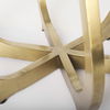 Laurent 48' Marble Top Gold Metal Base Dining Table thumbnail 9