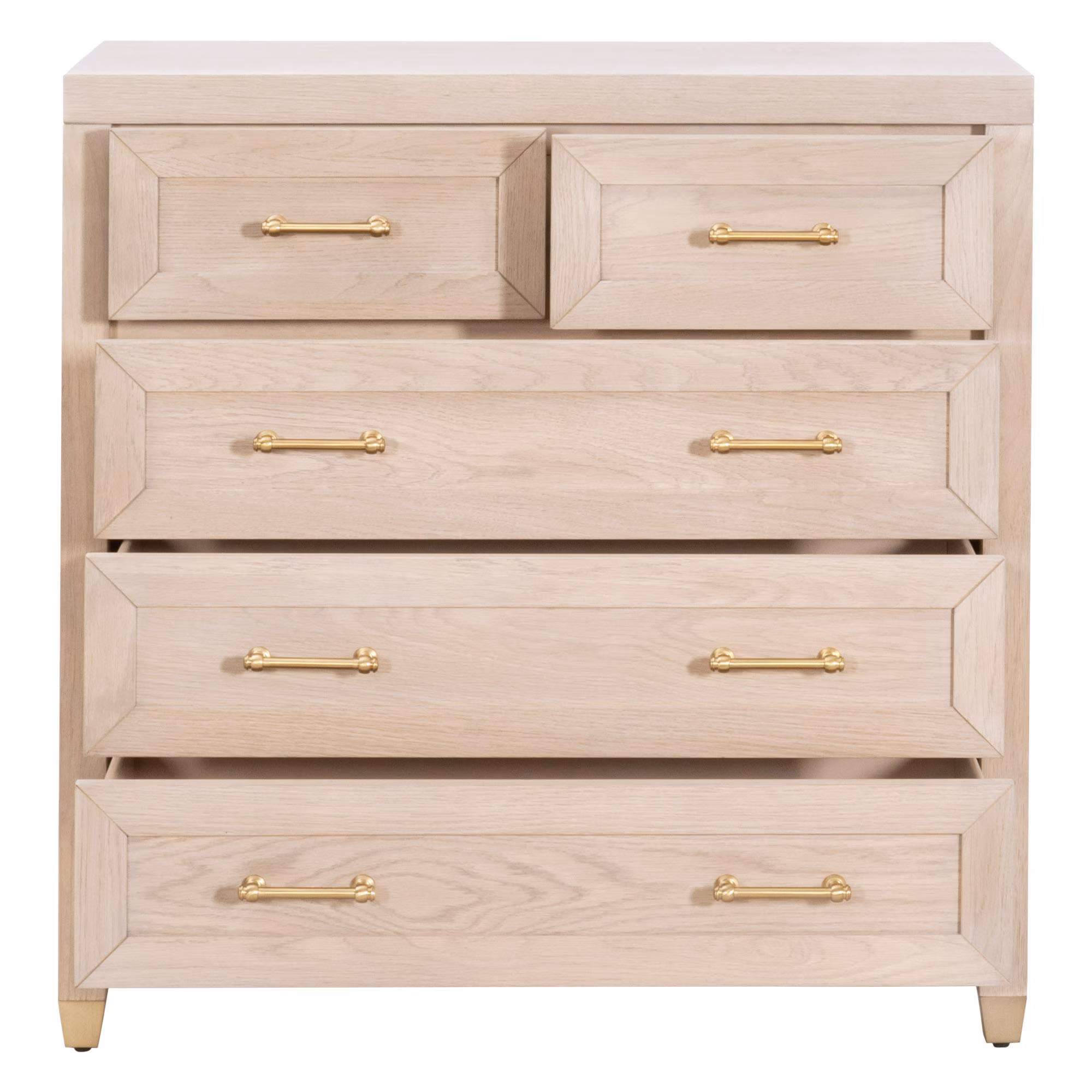 Stella 5-Drawer High Chest, Dresser by Essentials for Living, 39.5" width x 40.25" height x 21.5" depth thumbnail 2