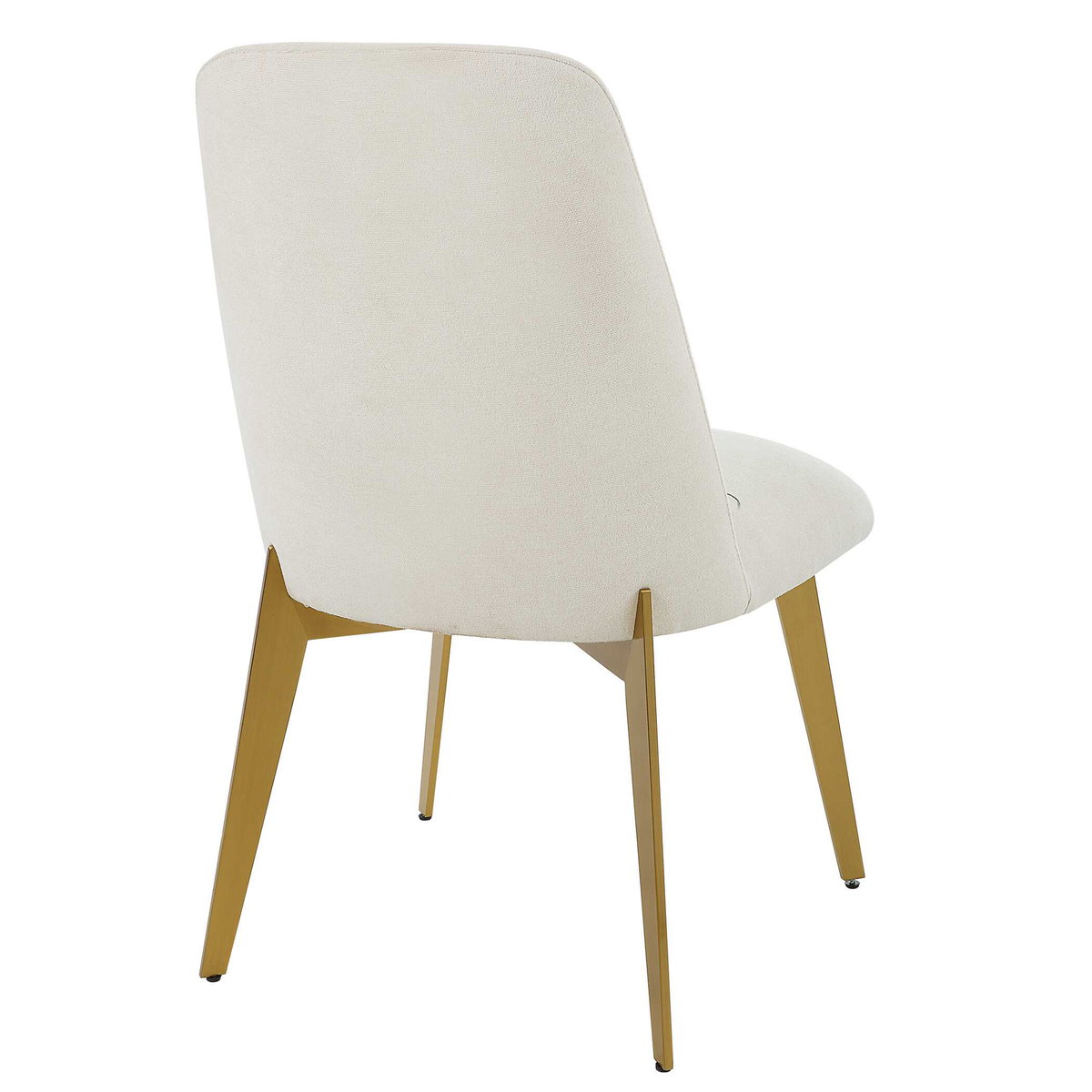 Vantage Off White Fabric Dining Chair, by Uttermost, 20.5" width x 35" height x 26" depth View 6