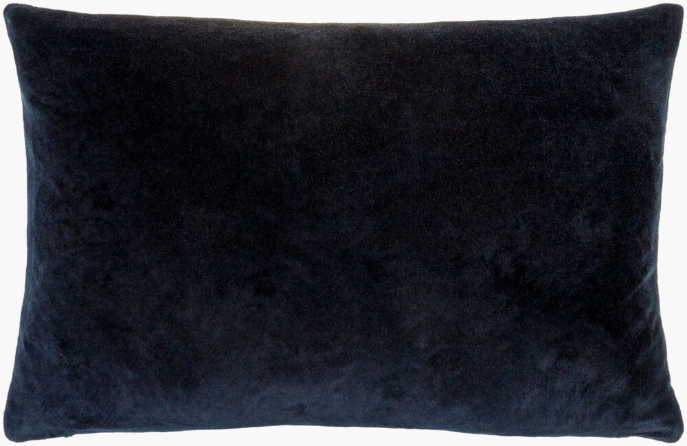 Cotton Velvet Lumbar Pillow, Decorative Pillow by Surya, 13" length x 20" width
