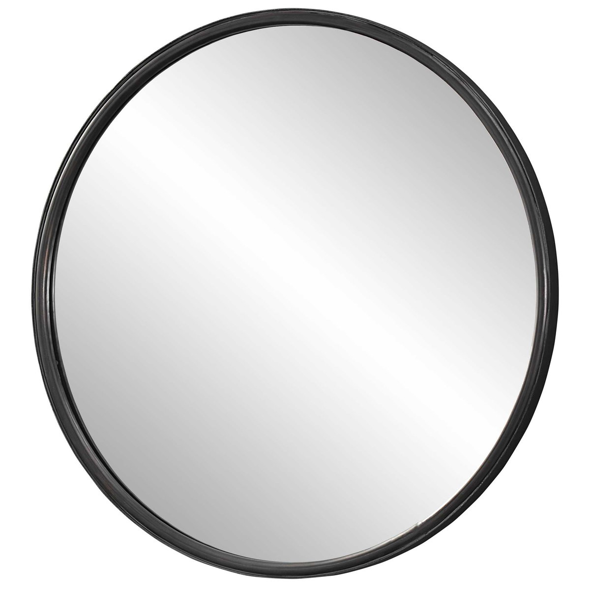 Dawsyn Round Mirror, by Uttermost, 3'8" width x 3'8" height x 1.5" depth View 5