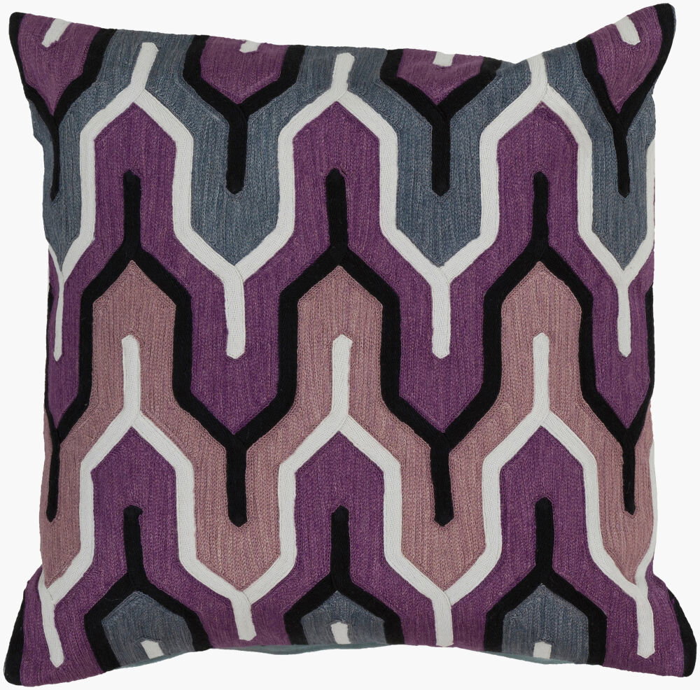 Aztec Accent Pillow, Decorative Pillow by Surya, 18" length x 18" width