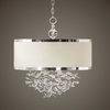 Fascination 3 Light Silken Drum Pendant, by Uttermost, 22" width x 22.75" height x 22" diameter x 22" depth thumbnail 2