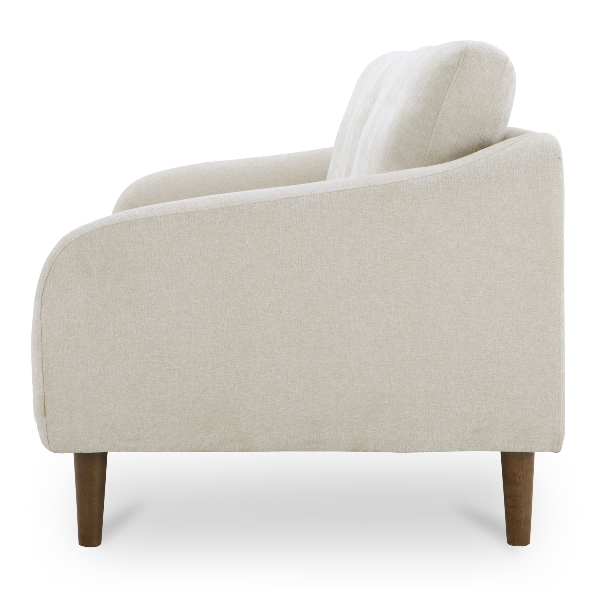 Quinn Sofa Oatmeal, Sofas & Sectional by Moe's Home, 86.6" width x 33.5" height x 34.8" depth View 3