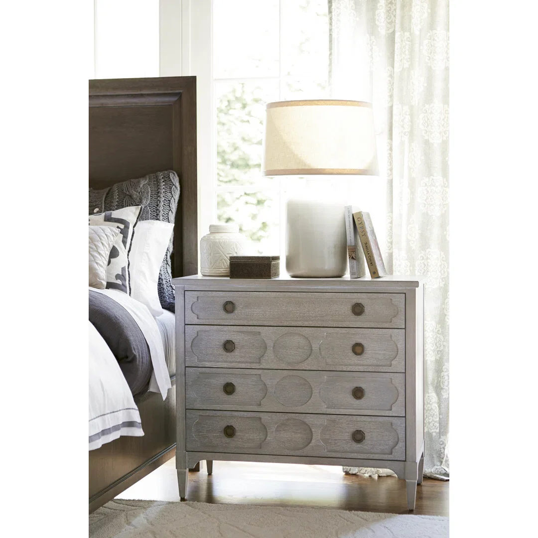 Julie Playlist 4 Drawer Dresser, by Universal Furniture, 38" width x 34" height x 19" depth View 2