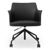 Morris Office Chair Pvc Black, by Moe's Home, 22.8" width x 20.8" height x 28.3" depth thumbnail 1