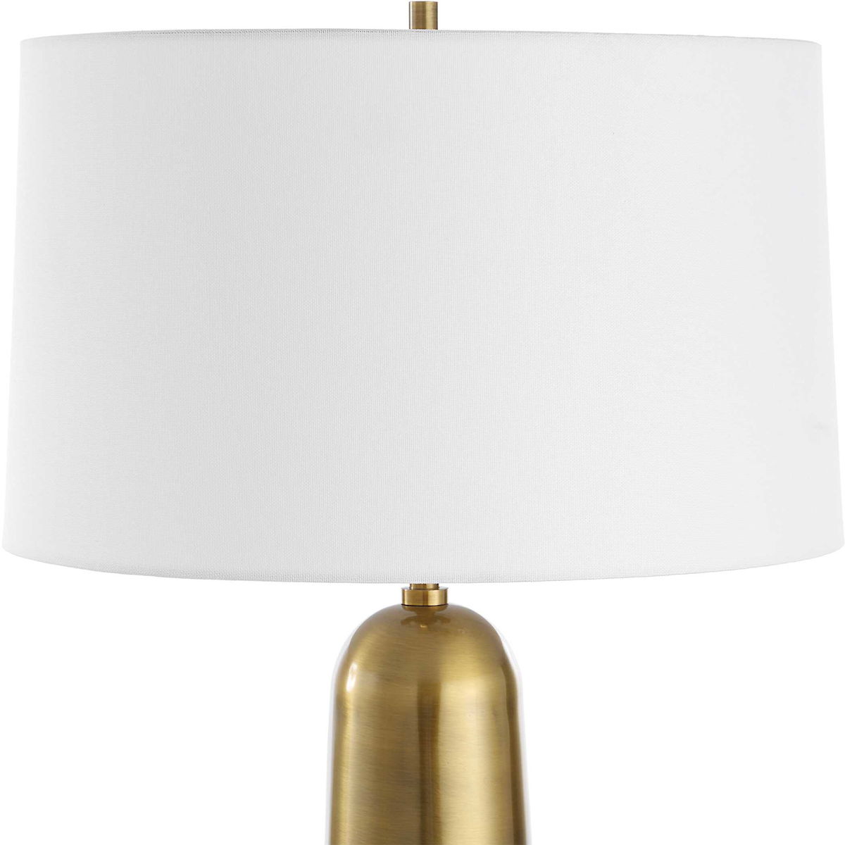 Flinchem Brass Table Lamp, by Uttermost, 17" width x 28" height x 17" depth View 6