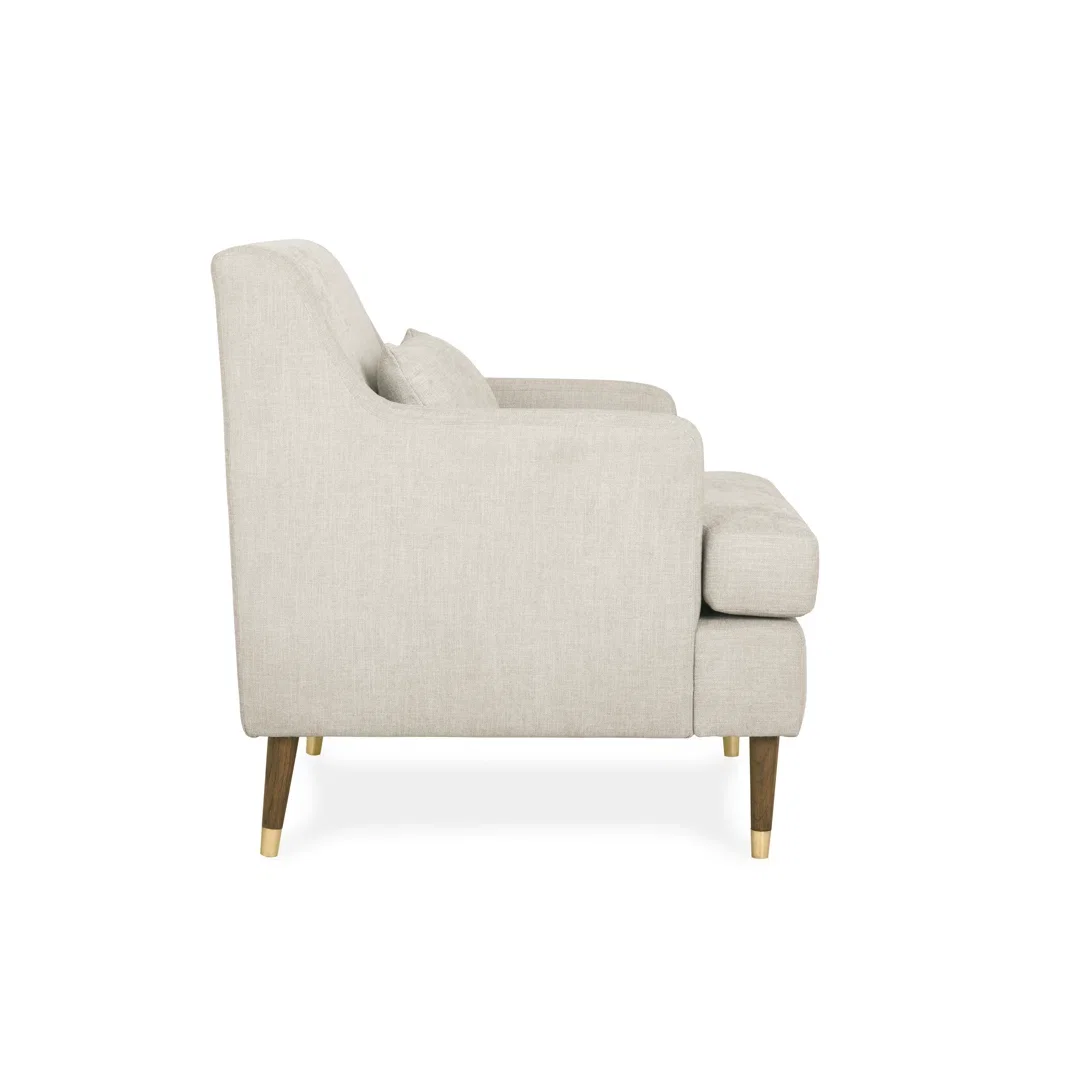 Hopkins 32' Wide Crypton Armchair, Accent Chair by Brownstone Furniture, 32" width x 35" height x 33" depth View 4