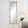Balkan Gold Tall Mirror, by Uttermost, 2'3.5" width x 6'3" height x 1.12" depth thumbnail 2