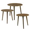 Kasai Gold Coffee Tables Set/3, by Uttermost, 18" width x 16.5" height x 18" depth thumbnail 4