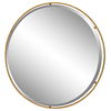 Canillo Gold Round Mirror thumbnail 4