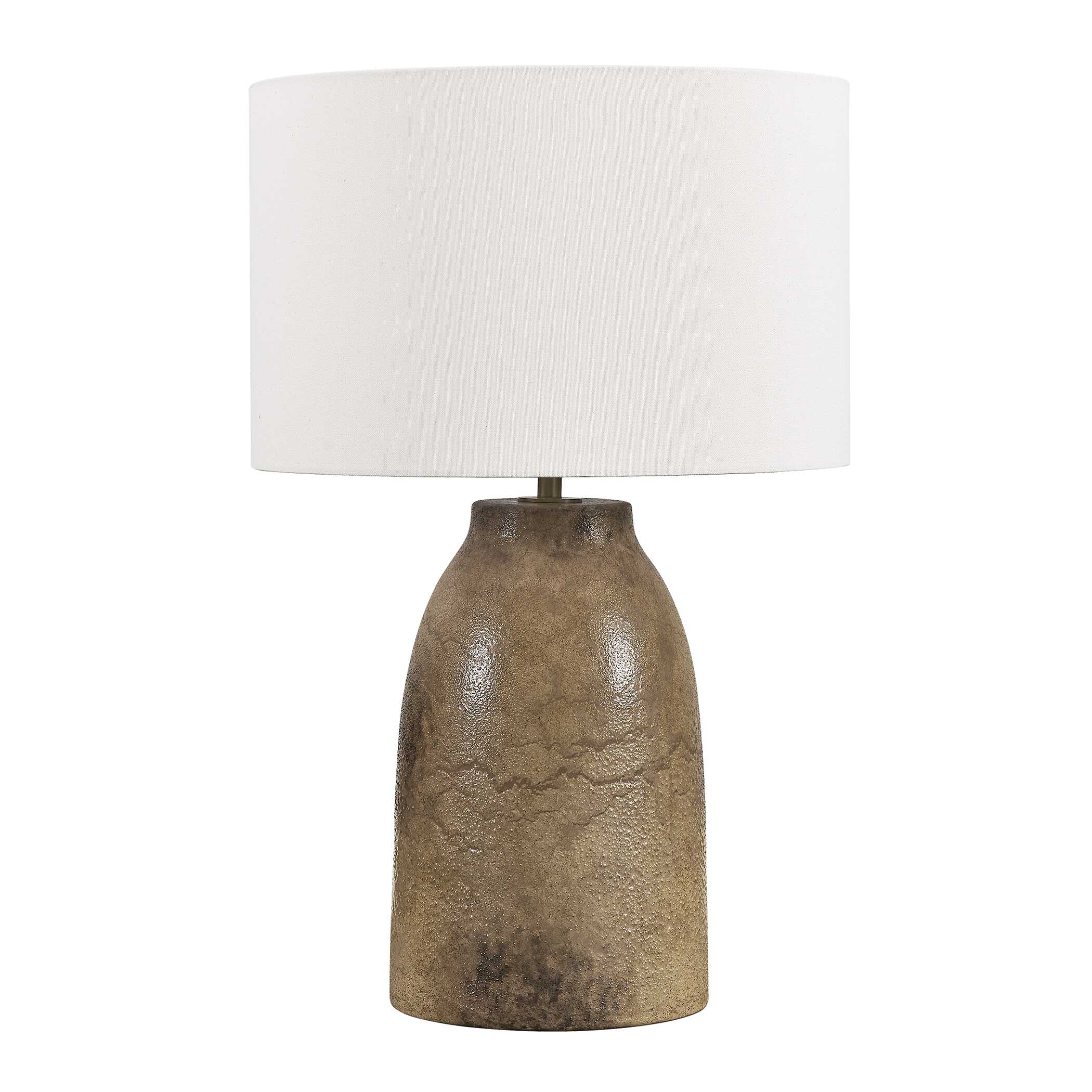 Harris Mottled Brown Table Lamp, by Uttermost, 18" width x 28.25" height x 18" depth View 6