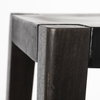 Nell Backless 30in Seat Bar Stool | Black Metal with Dark Brown Wood, Counter & Bar Stool by Mercana, 18" length x 15" width x 30" height thumbnail 9
