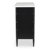 Eleanor 5 Drawer Chest Black, Dresser by Moe's Home, 40" width x 39.5" height x 20" depth thumbnail 8
