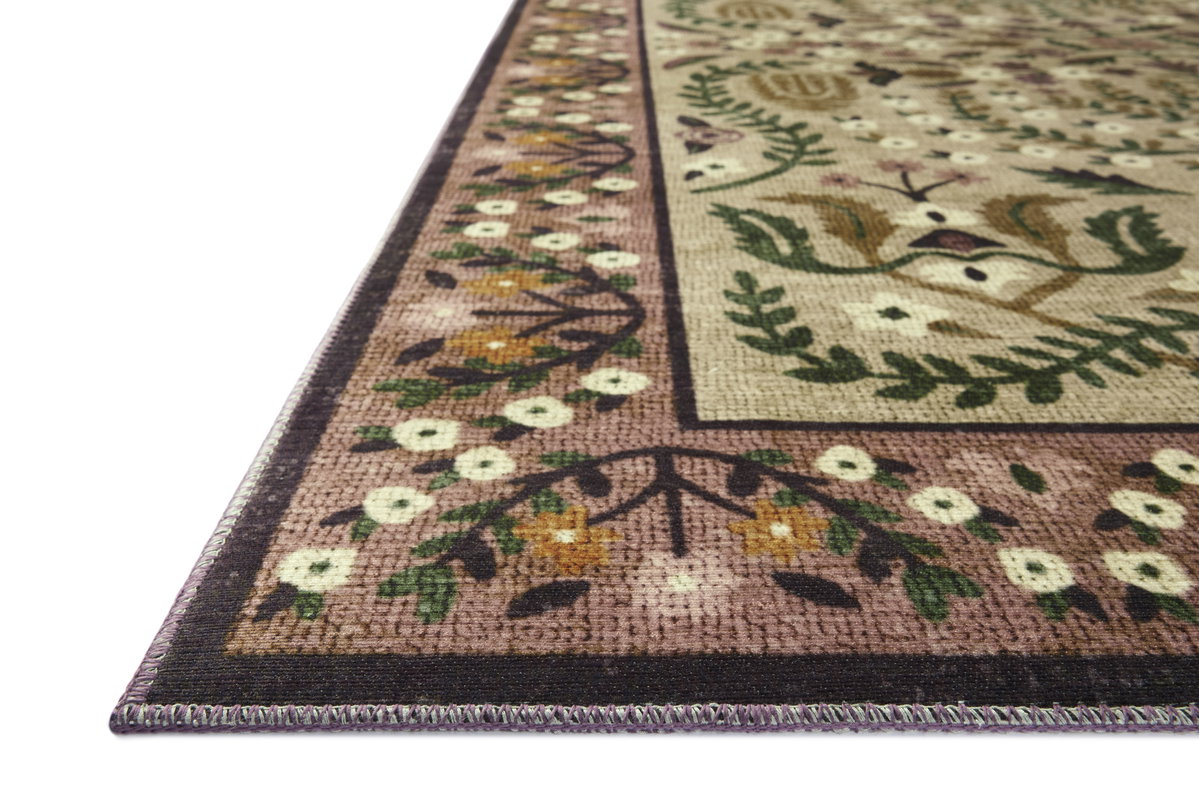 Rifle Paper Co. x Loloi Canopy Rug, 1'6" length x 1'6" width View 5
