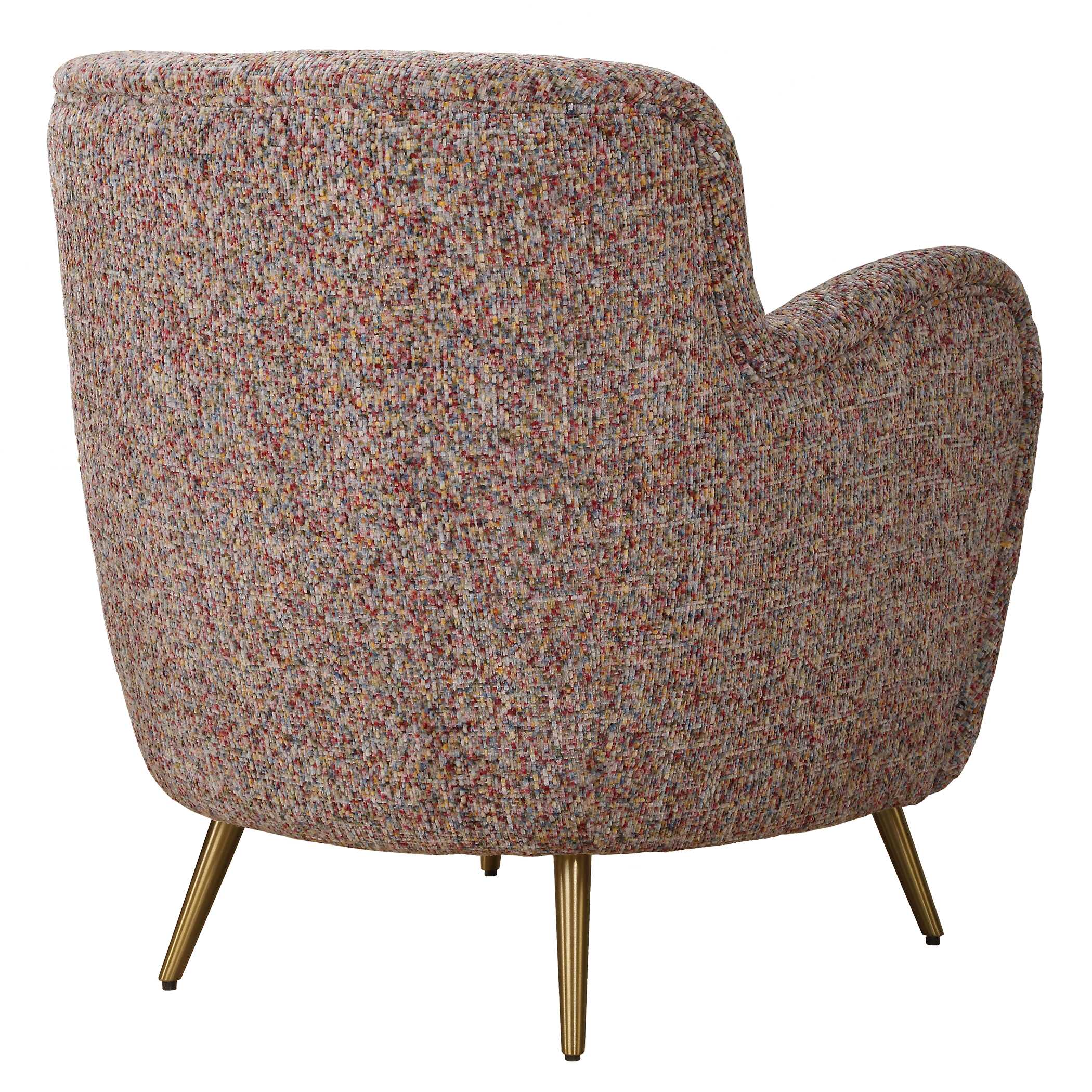 Gemstone Confetti Toned Accent Chair, Furniture by Uttermost, 29" width x 30" height x 29" depth View 8