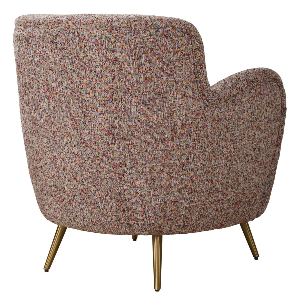 Gemstone Confetti Toned Accent Chair, by Uttermost, 29" width x 30" height x 29" depth View 8