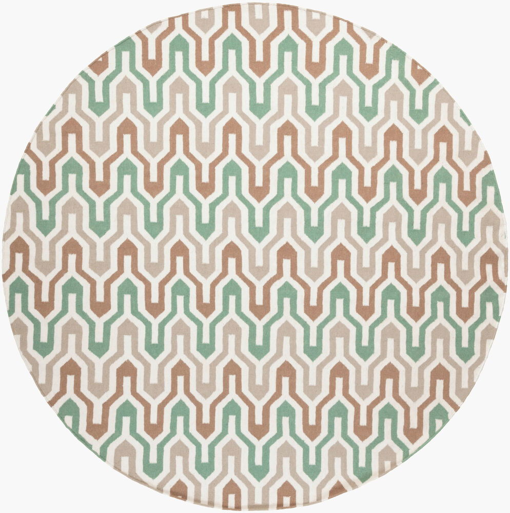 Fallon Handmade Rug, by Surya, 8' length x 8' width