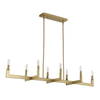 Cordoba 8 Light Linear Chandelier, Pendant by Uttermost, 51.5" width x 8.5" height x 14.25" depth thumbnail 7