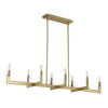 Cordoba 8 Light Linear Chandelier, Pendant by Uttermost, 51.5" width x 8.5" height x 14.25" depth thumbnail 7