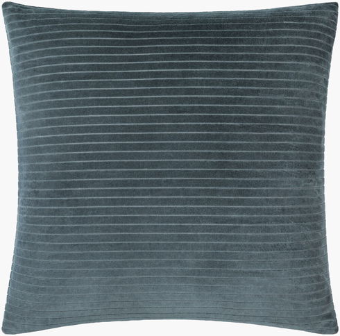Cotton Velvet Stripes Accent Pillow