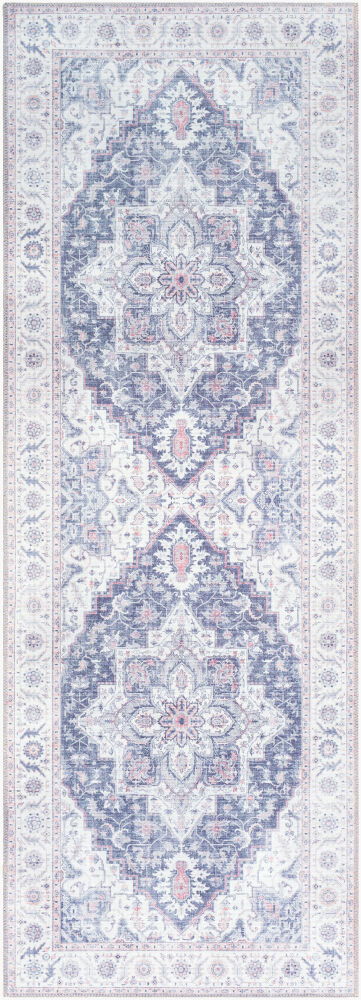 Iris Machine Woven Rug, by Surya, 3'9" length x 2'3" width