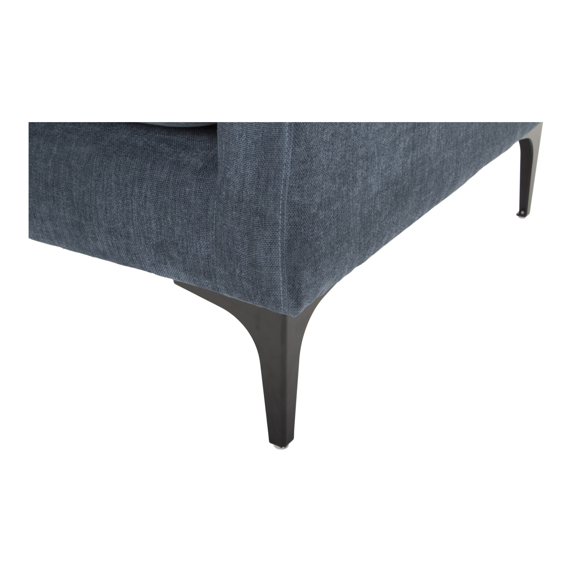 Paris Armchair Blue, Accent Chair by Moe's Home, 30" width x 27" height x 35" depth View 6