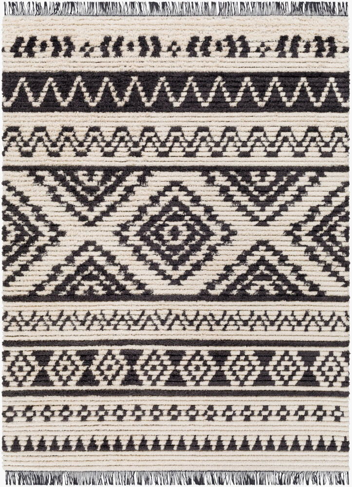 Enzo Machine Woven Rug, by Surya, 1'6" length x 1'6" width