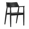 Stafford Dining Chair Black, by Dovetail, 22.83" width x 31.25" height x 21.88" depth thumbnail 1