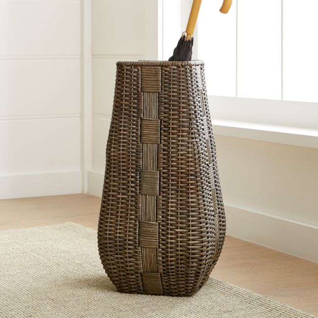 Online Designer Living Room Auburn Woven Umbrella Stand