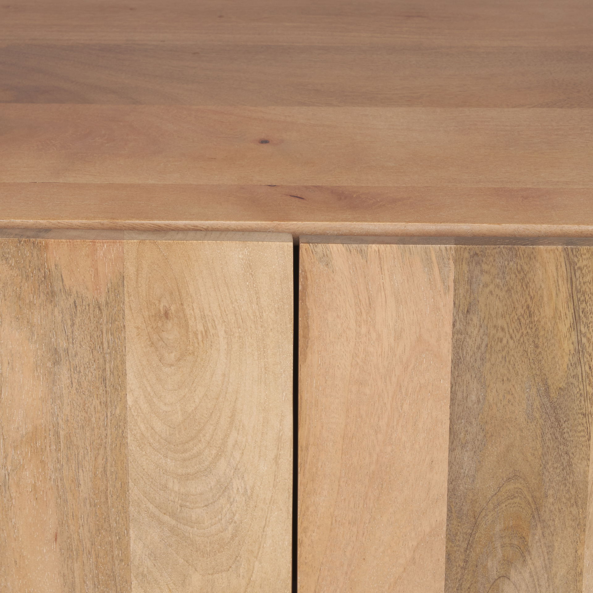 Beth Light Brown Wood with Open and Closed Storage Shelving Unit, Shelving & Bookcase by Mercana, 42" length x 20" width x 82" height View 13